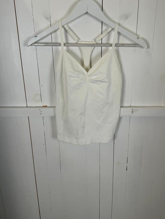 NUX Tops - Nux White Activewear Tank Top Women's Size S New Without Tags